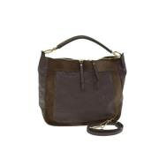 Pre-owned Leather handbags Louis Vuitton Vintage , Brown , Dames