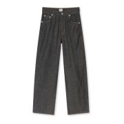 Zachte Denim Christel Broek Zwart Melange Mads Nørgaard , Gray , Dames