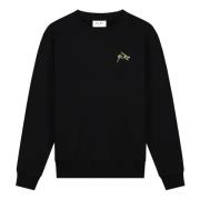 Zwart Sweater Zwart Olaf Hussein , Black , Heren