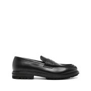 Zwarte platte schoenen Elegant stijl Henderson , Black , Heren