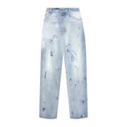 Jeans met print Vetements , Blue , Heren