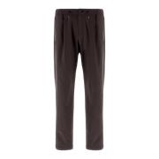 Warm Tech Donkergrijze Broek Herno , Gray , Heren