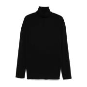 Zwarte Sweaters voor Mannen Roberto Collina , Black , Heren