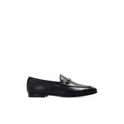 Jordaan Leren Loafers Gucci , Black , Dames