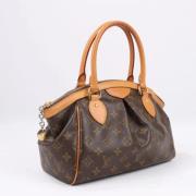 Pre-owned Leather handbags Louis Vuitton Vintage , Brown , Dames