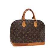 Pre-owned Canvas handbags Louis Vuitton Vintage , Brown , Dames