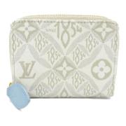 Pre-owned Canvas wallets Louis Vuitton Vintage , Beige , Dames