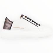 Eco-Greenwich White Black Sneakers Alexander Smith , White , Dames