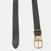 Pre-owned Leather belts Burberry Vintage , Black , Dames