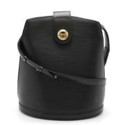 Pre-owned Leather louis-vuitton-bags Louis Vuitton Vintage , Black , D...