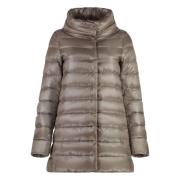 Ultralichte donsjas met opstaande kraag Herno , Beige , Dames