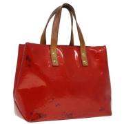 Pre-owned Leather louis-vuitton-bags Louis Vuitton Vintage , Red , Dam...