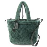 Pre-owned Leather totes Coach Pre-owned , Green , Dames