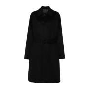 Zwarte Regenjas Stijlvol Waterdicht Buitenkleding Mackintosh , Black ,...