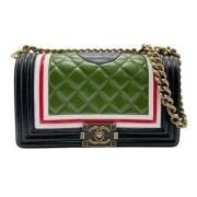 Pre-owned Leather chanel-bags Chanel Vintage , Multicolor , Dames