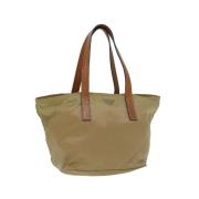 Pre-owned Nylon handbags Prada Vintage , Beige , Dames