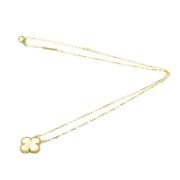 Pre-owned Yellow Gold necklaces Van Cleef & Arpels Pre-owned , Yellow ...