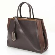 Pre-owned Leather fendi-bags Fendi Vintage , Brown , Dames