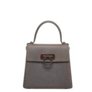 Pre-owned Plastic handbags Salvatore Ferragamo Pre-owned , Brown , Dam...