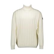 Ecru Pullover Stijlvol Model Paul & Shark , Beige , Heren