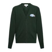 Vest met logo-vormige patch Lacoste , Green , Heren