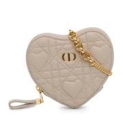 Pre-owned Leather crossbody-bags Dior Vintage , Beige , Dames