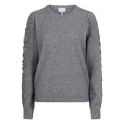 Pardon Sweaters Grijs Stijlvol Model Dante 6 , Gray , Dames