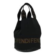 Pre-owned Nylon handbags Fendi Vintage , Black , Dames