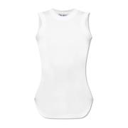 Top met logo The Attico , White , Dames