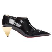 Pre-owned Leather heels Christian Louboutin Pre-owned , Black , Dames