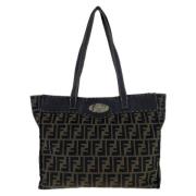 Pre-owned Canvas totes Fendi Vintage , Brown , Dames