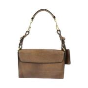 Pre-owned Leather gucci-bags Gucci Vintage , Brown , Dames