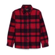 Rood Geruit Fleece Overhemd Filson , Red , Dames