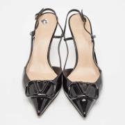 Pre-owned Leather heels Valentino Vintage , Black , Dames