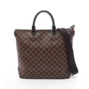 Pre-owned Canvas totes Louis Vuitton Vintage , Brown , Dames