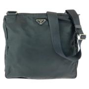 Pre-owned Canvas prada-bags Prada Vintage , Black , Dames