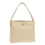 Pre-owned Nylon prada-bags Prada Vintage , Beige , Dames