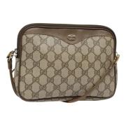 Pre-owned Leather gucci-bags Gucci Vintage , Beige , Dames