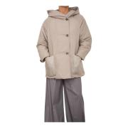 Korte Gewatteerde Beige Jas Marella , Beige , Dames