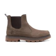 Bruine Nubuck Leren Instaplaarzen Timberland , Brown , Heren