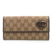 Pre-owned Canvas wallets Gucci Vintage , Brown , Dames