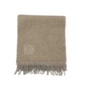 Pre-owned Canvas scarves Loewe Pre-owned , Beige , Dames