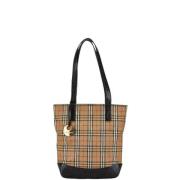 Pre-owned Canvas totes Burberry Vintage , Beige , Dames