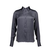 Bamboe Blouses Donkerblauw Stijlvol Est'Seven , Blue , Dames