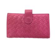 Pre-owned Leather key-holders Bottega Veneta Vintage , Pink , Dames