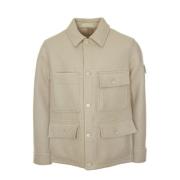 Ghost Jack met Kent Kraag Stone Island , Beige , Heren