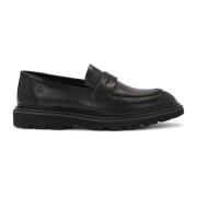 Zwarte loafers op een dikkere zool Kazar Studio , Black , Heren