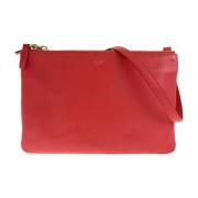 Pre-owned Leather crossbody-bags Celine Vintage , Red , Dames