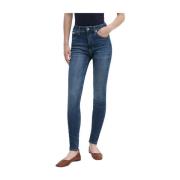 High Rise Skinny Jeans Calvin Klein , Blue , Dames