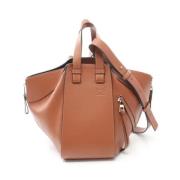 Pre-owned Leather handbags Loewe Pre-owned , Brown , Dames